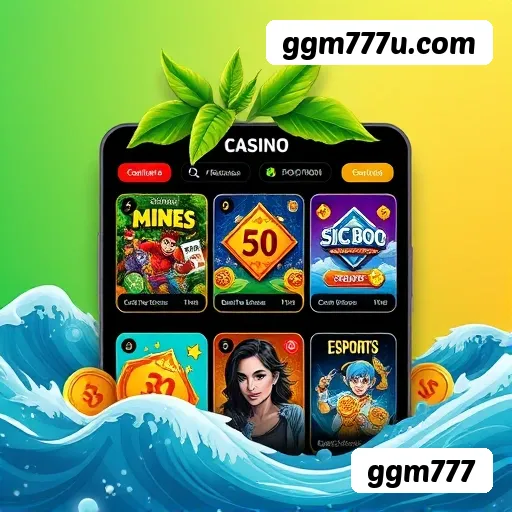 Aplicativo móvel ggm777 para iOS e Android